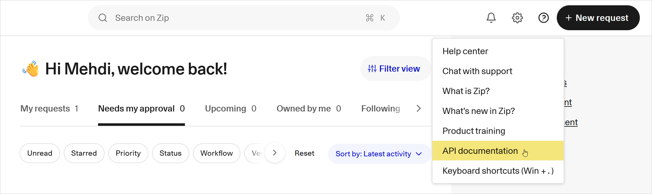 find api documentation
