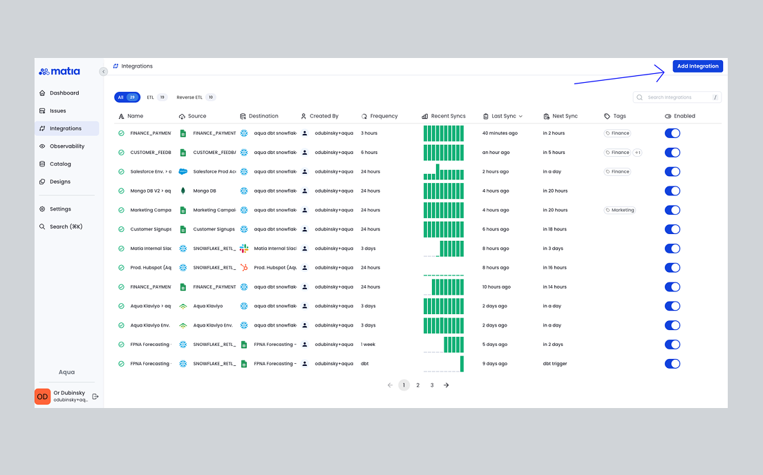 Add a New Integration