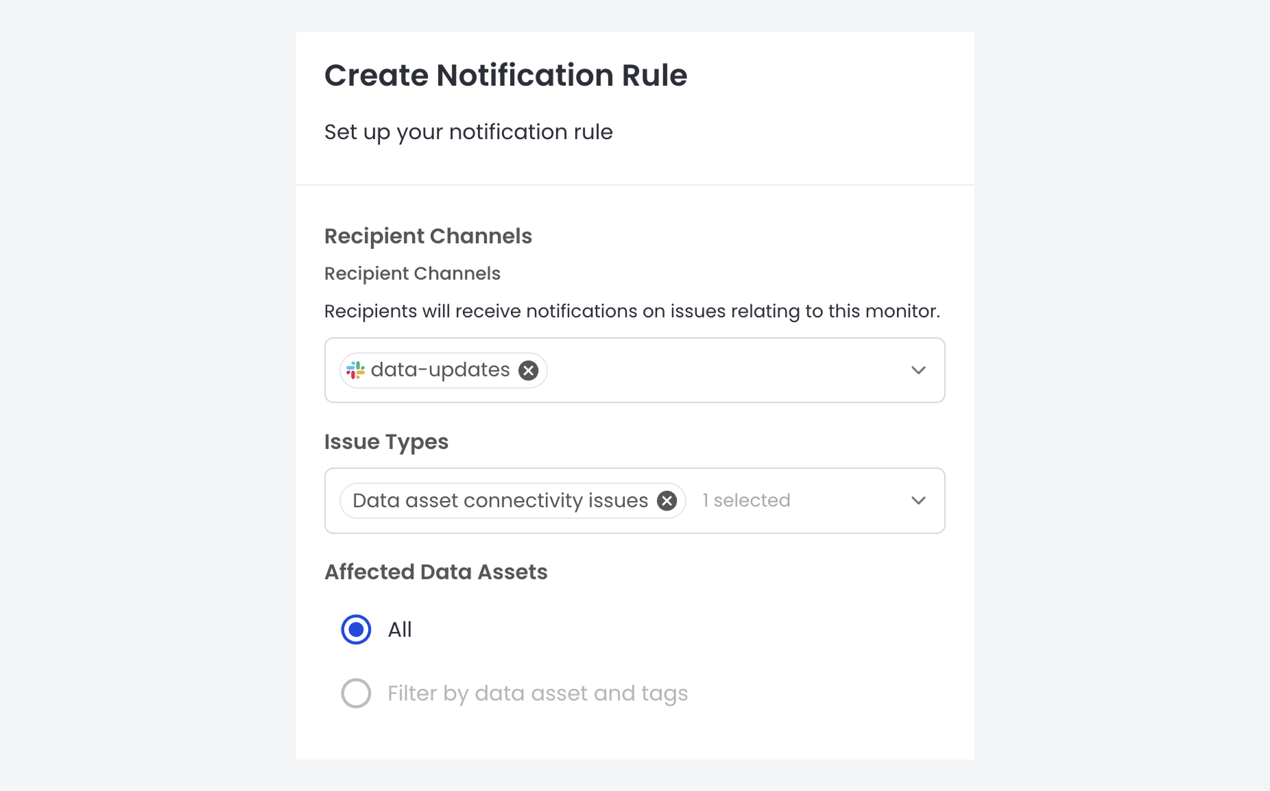 Creating a Notification Rule