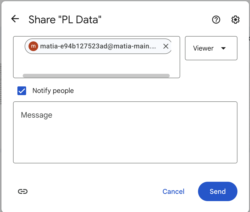 Send Share Notification